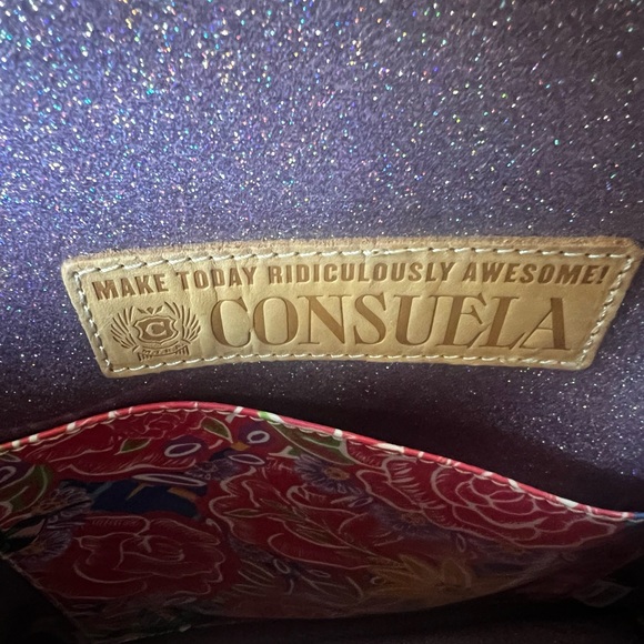 EUC Consuela Large Quilted Shiny Gold Tote - Picture 7 of 16